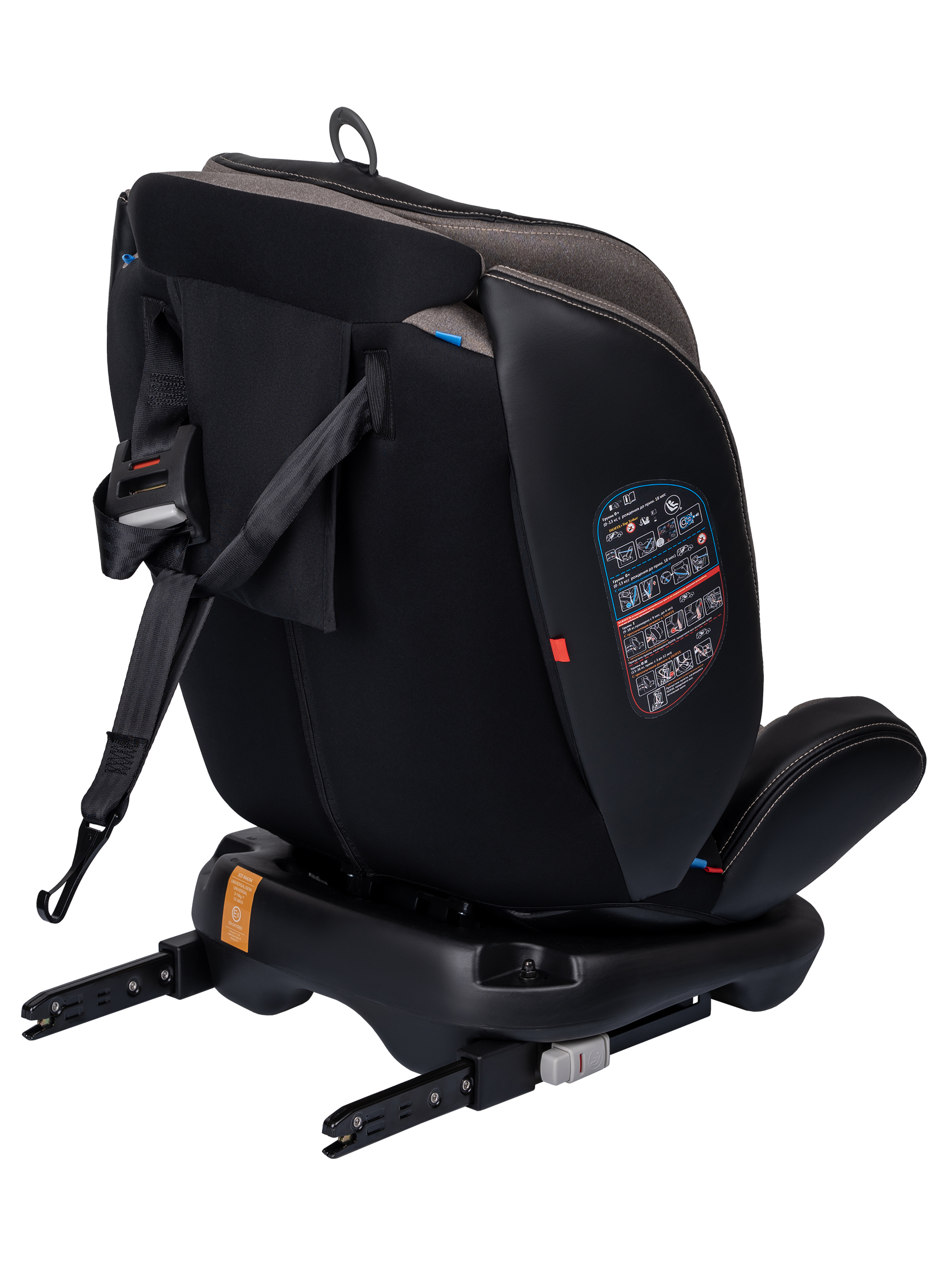 Автокресло Indigo Aero, бежевый Isofix 0+/1/2/3 (0-36 кг) - фото 7