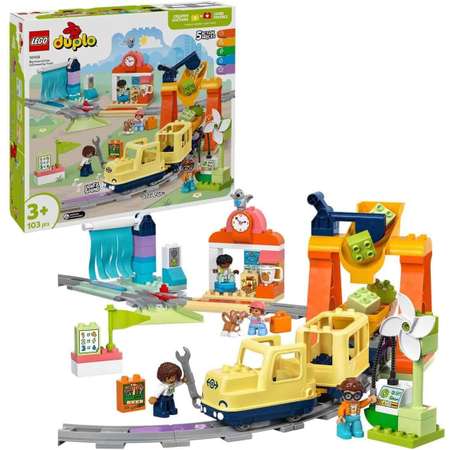 Конструктор LEGO DUPLO Большой пассажирский поезд блочный