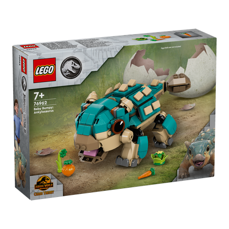 Конструктор LEGO Jurassic World Бэби Бампи: Анкилозавр блочный