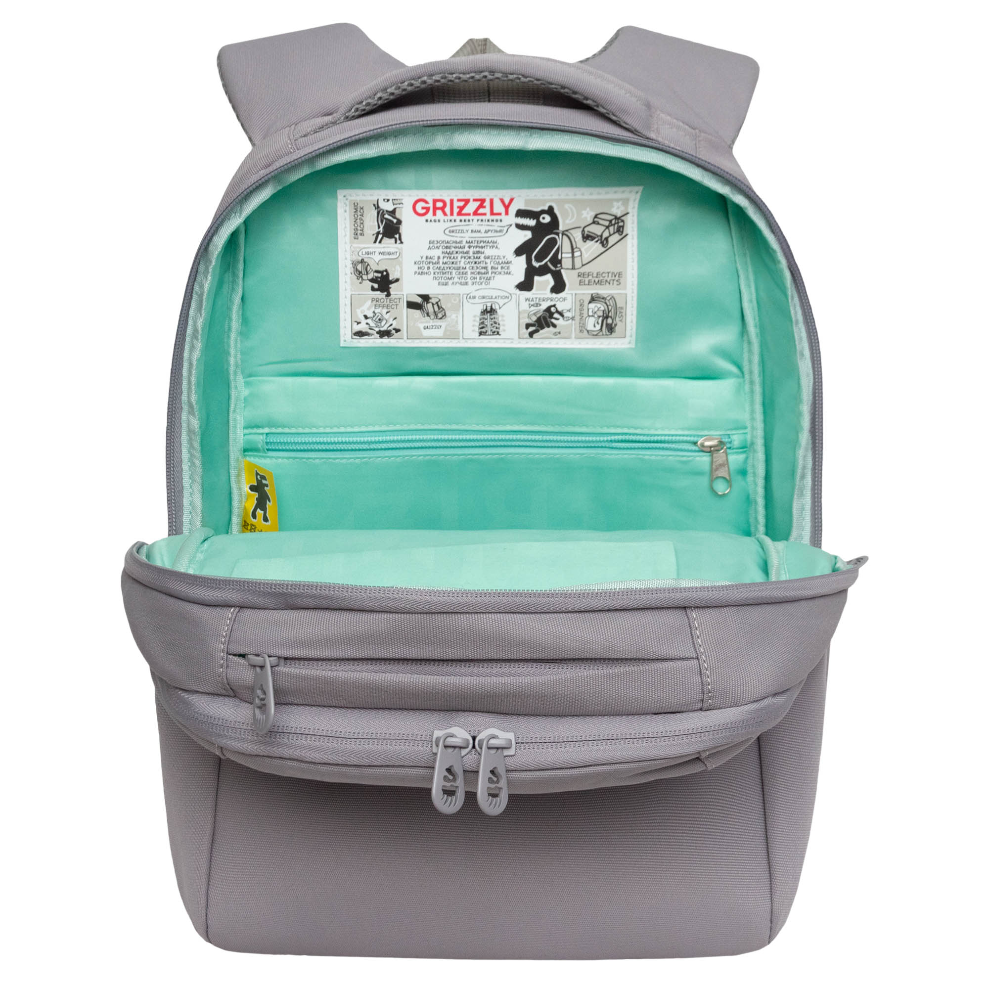 Рюкзак Grizzly для девочки - фото 4