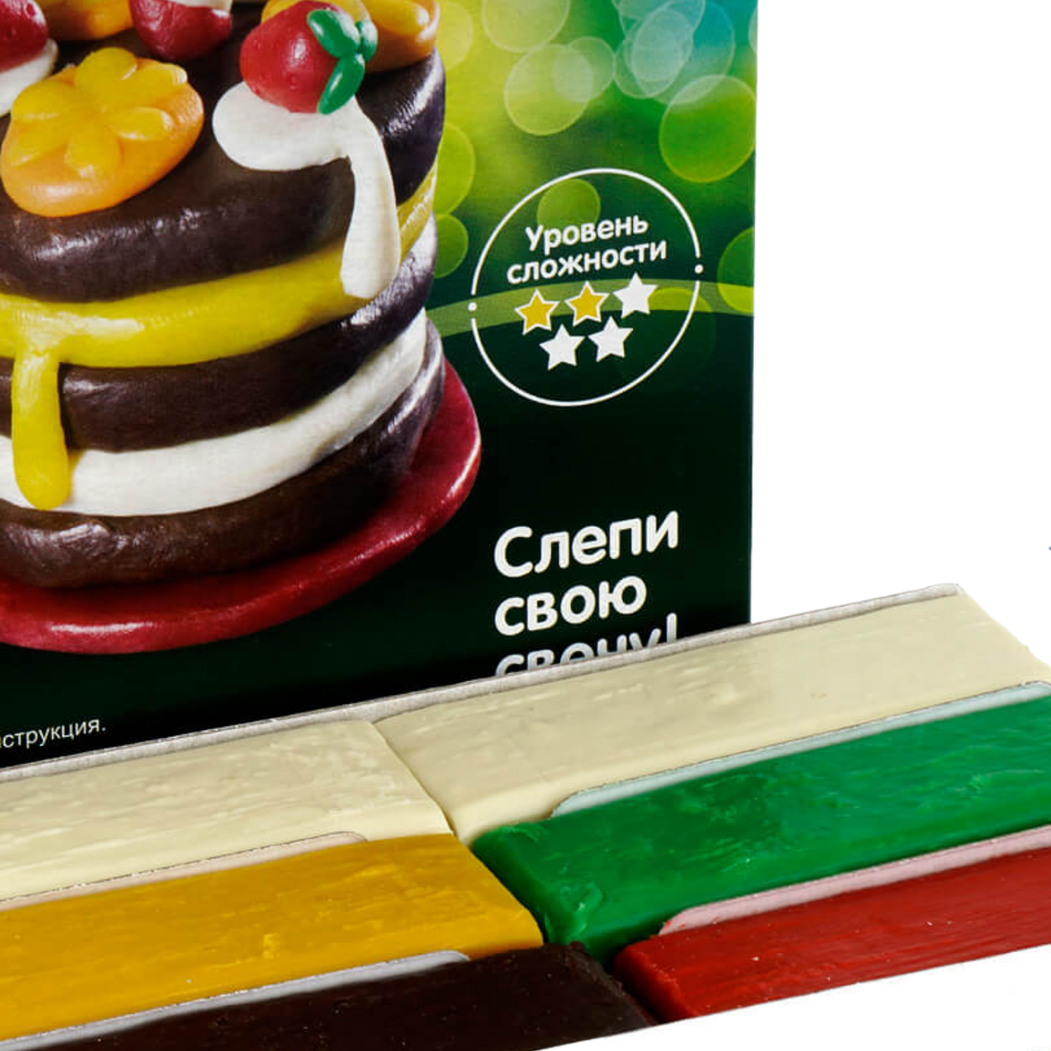 Набор LORI(колорит) Праздничный торт свеча - фото 2