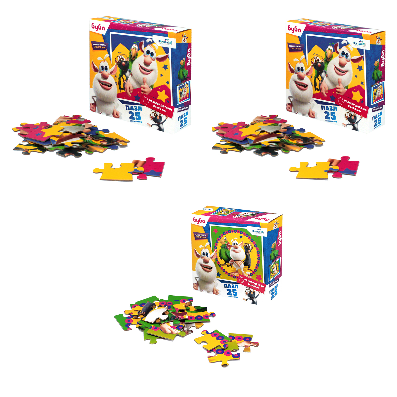 Пазл ORIGAMI Буба классический в ассортименте - фото 2