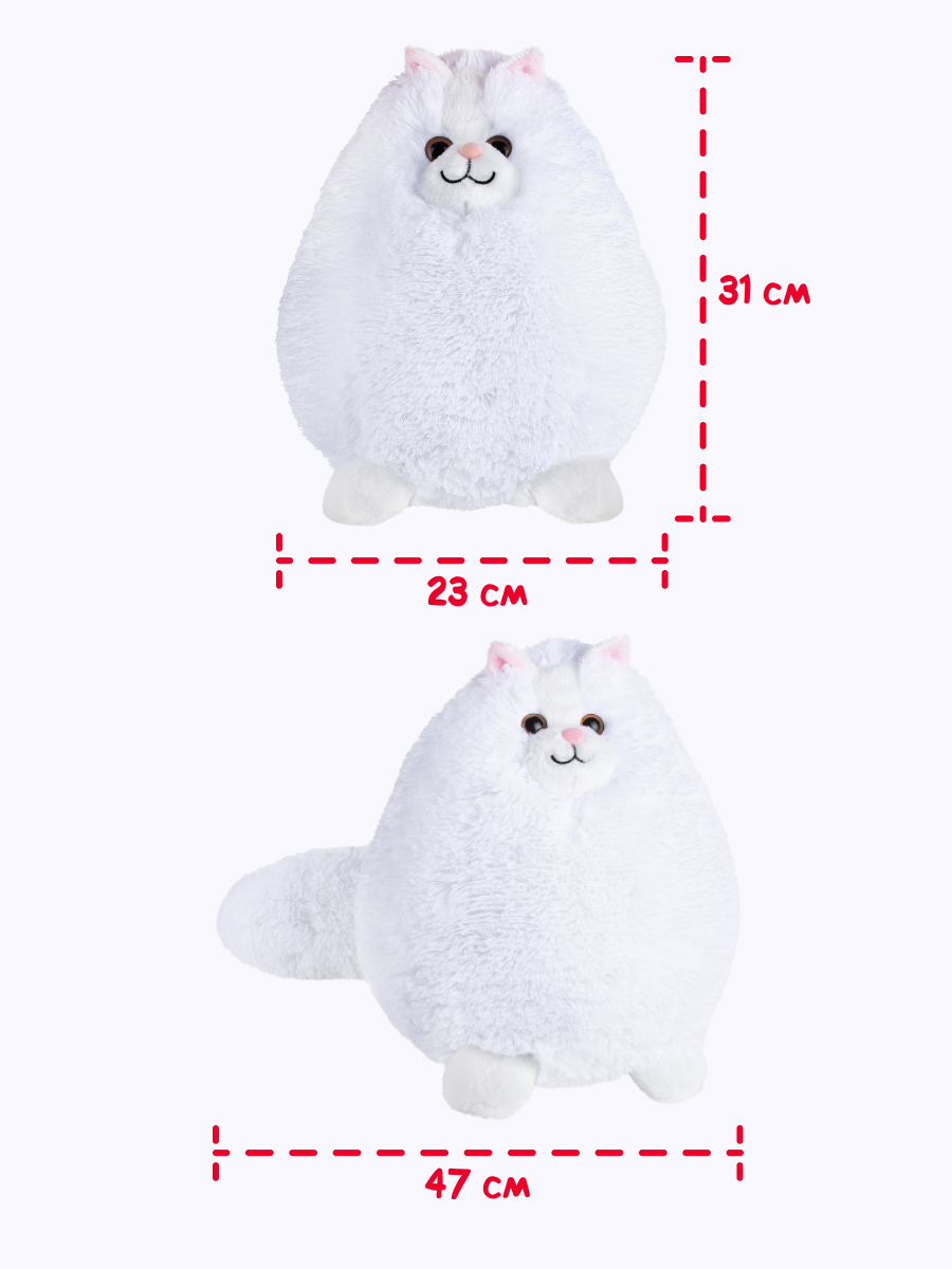 Игрушка мягкая Fancy котик 31 см - фото 5