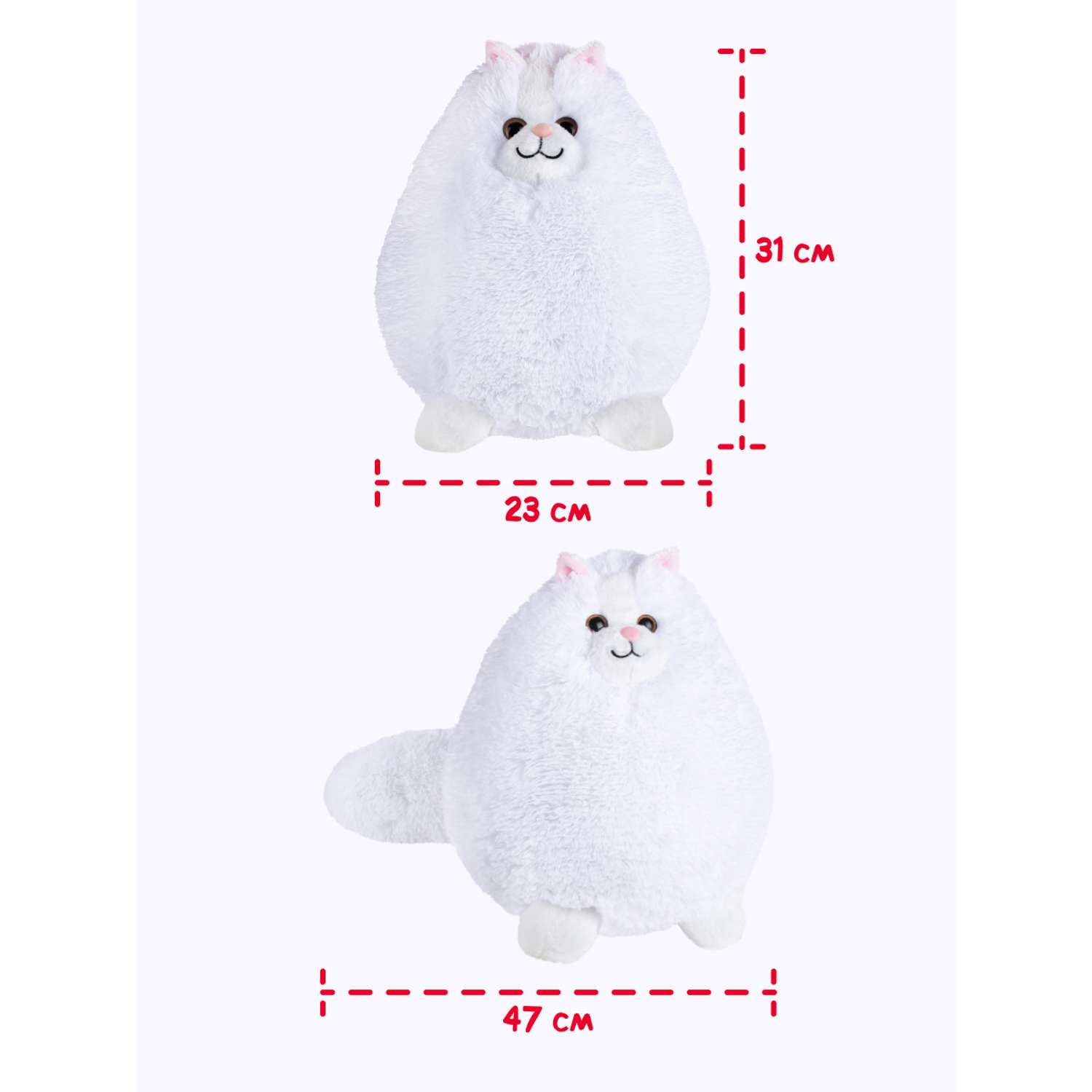 Игрушка мягкая Fancy Кот Снежок LV1043 - фото 5