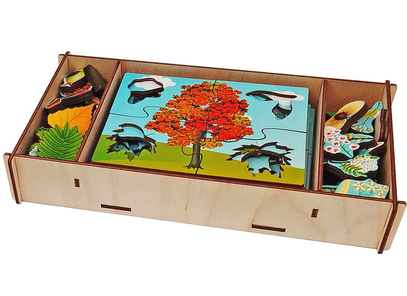 Настольная игра Нескучные игры Пазл деревянный - фото 13