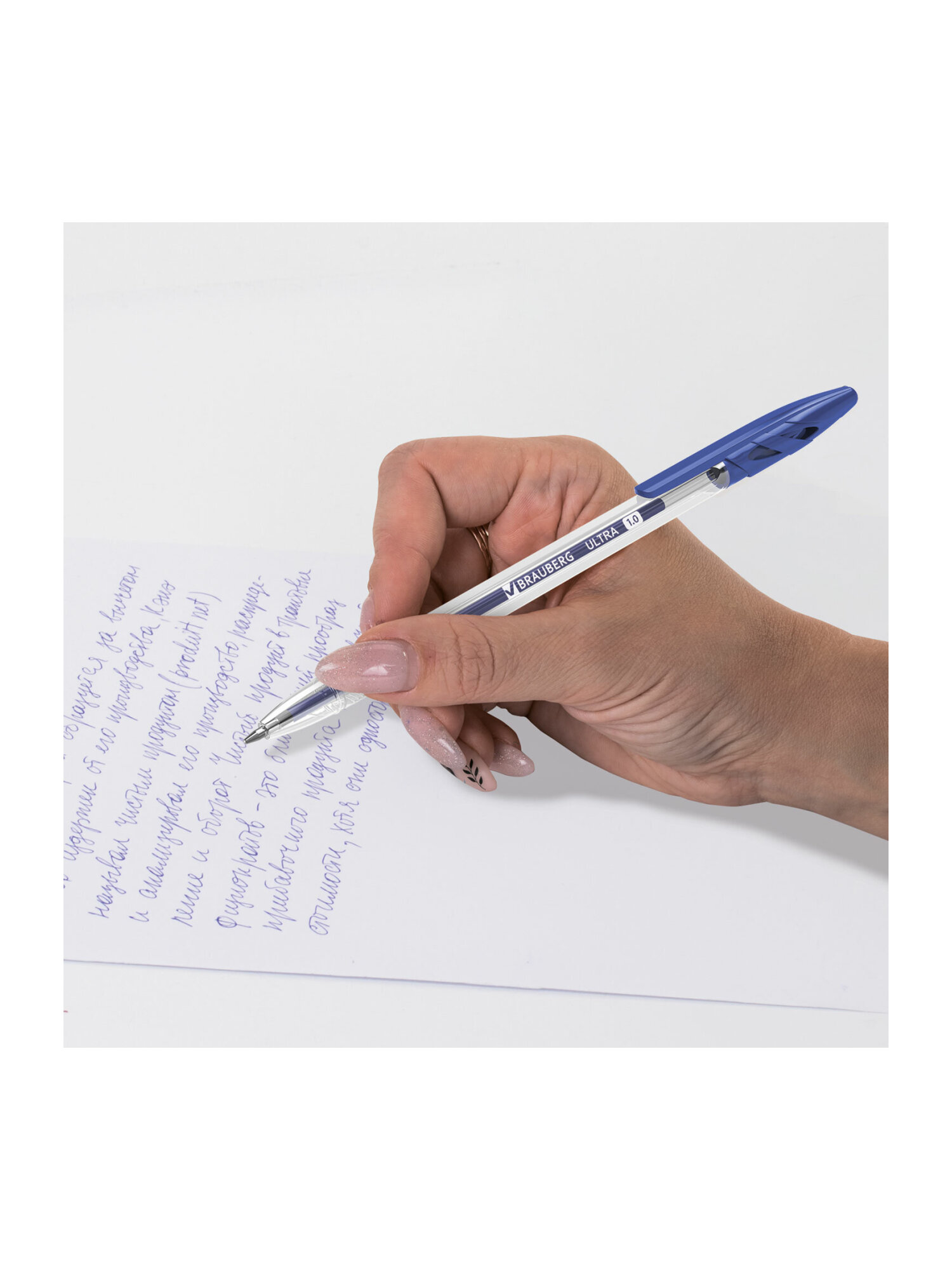 Ручка шариковая Brauberg 50 шт. - фото 12