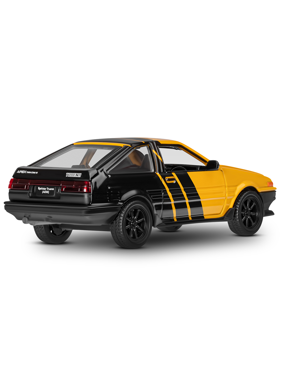 Автомобиль АВТОпанорама Toyota Sprinter Trueno Сборная модель 1:37 JB1251893 - фото 16