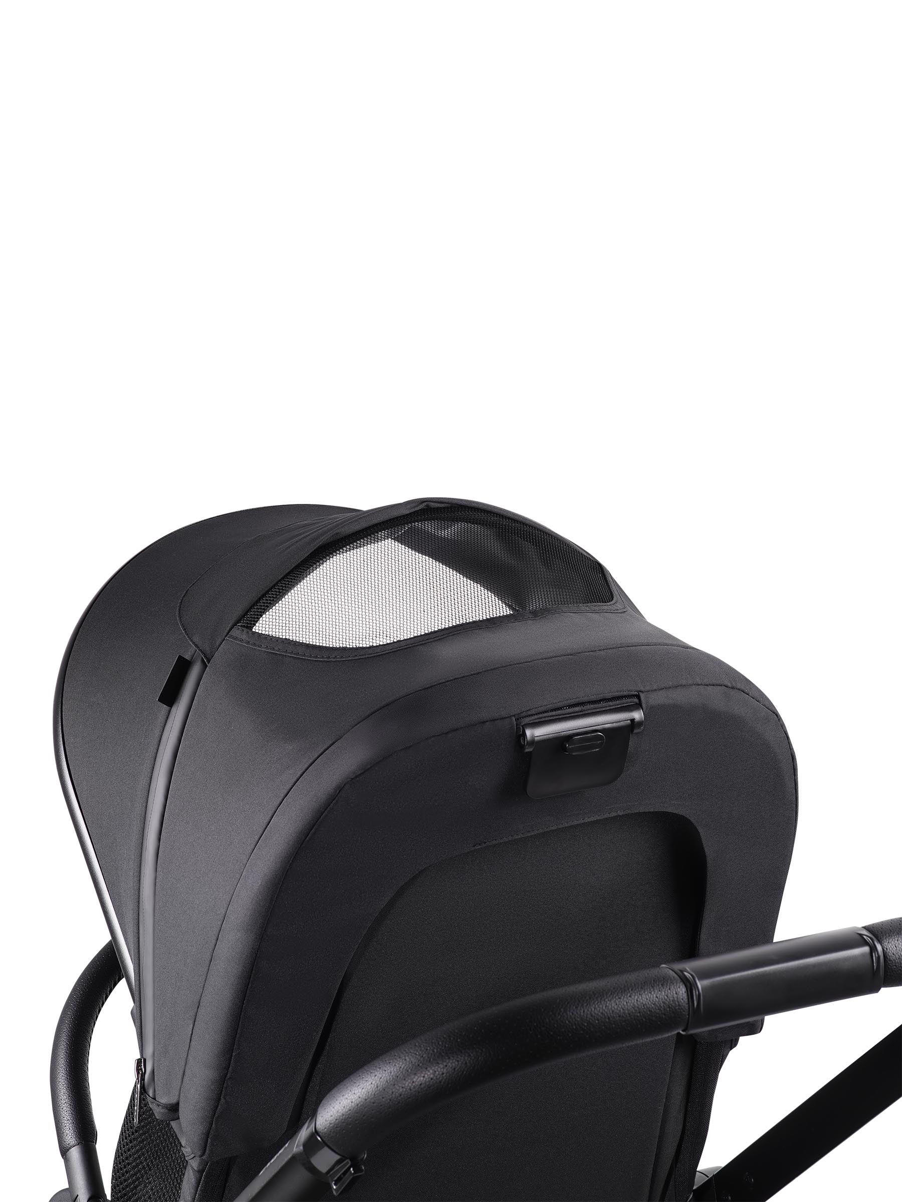 Коляска прогулочная JOVOLA Enigma всесезонная черный - фото 21