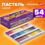 Пастель художественная сухая Brauberg 54 шт.