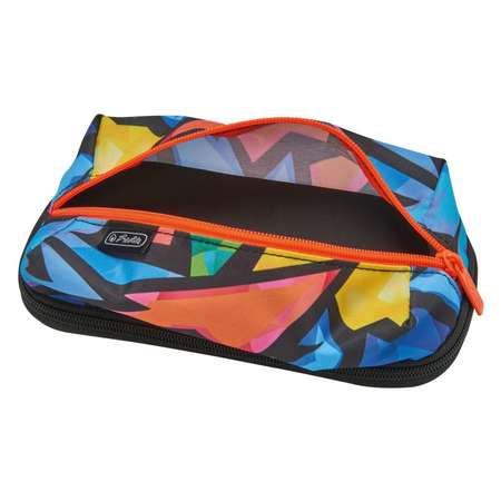 Пенал косметичка Herlitz Clever Pack Neon Art