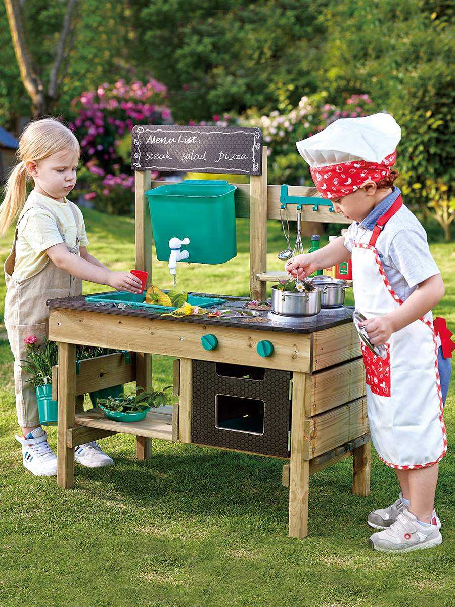 Игрушечная кухня Hape с аксессуарами: 10 шт. - фото 1