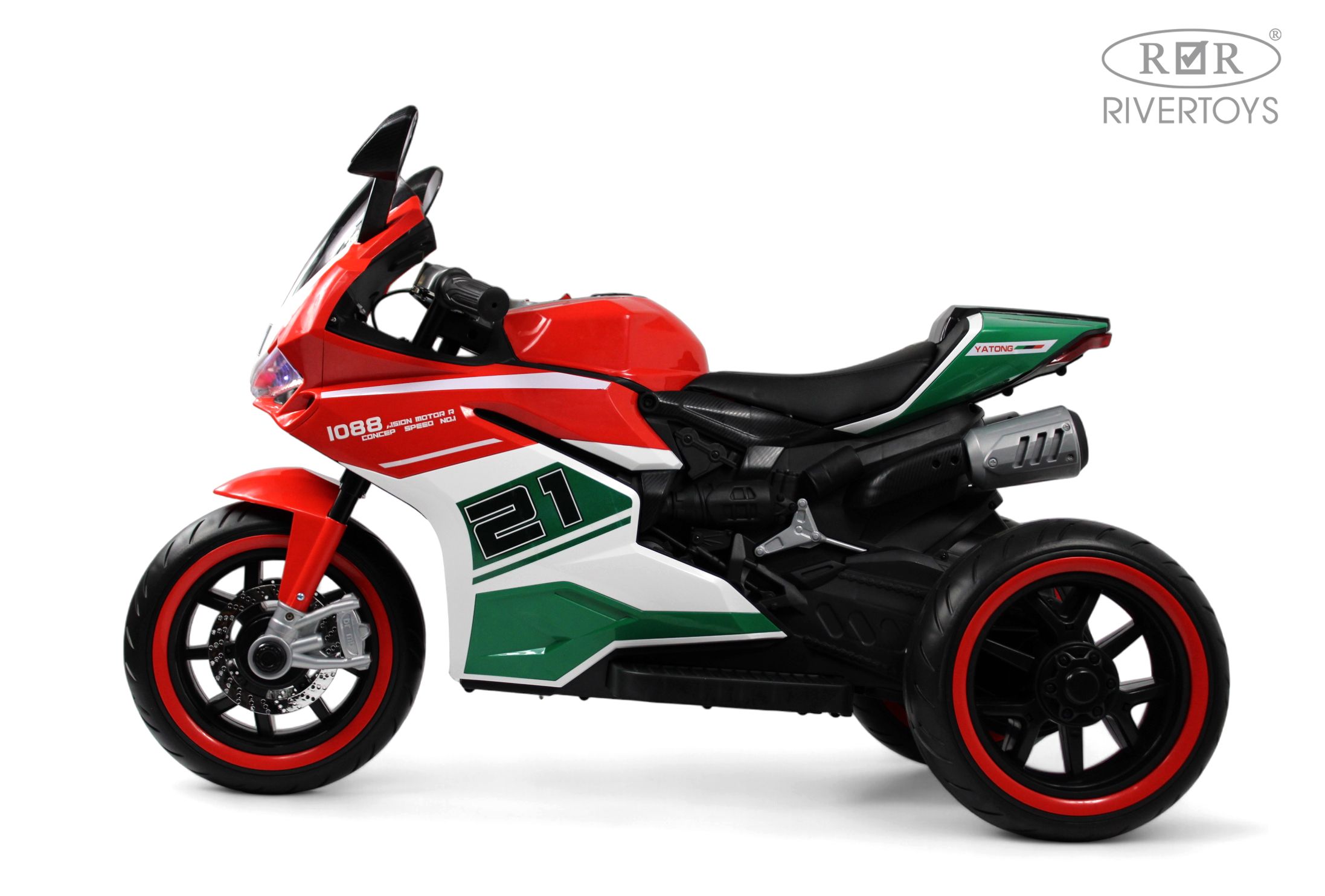 Электромобиль RIVERTOYS C005MC-RED - фото 3