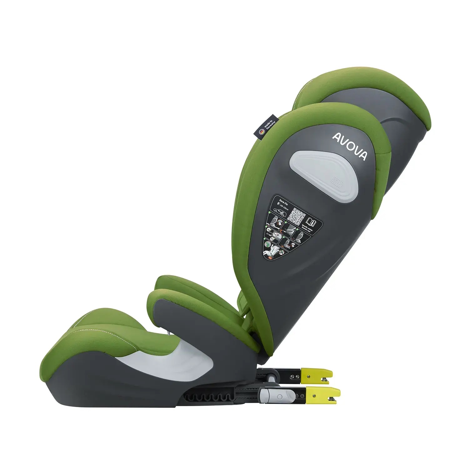 Автокресло Avova Sora-Fix Isofix 2/3 (15-36 кг) зеленый - фото 9