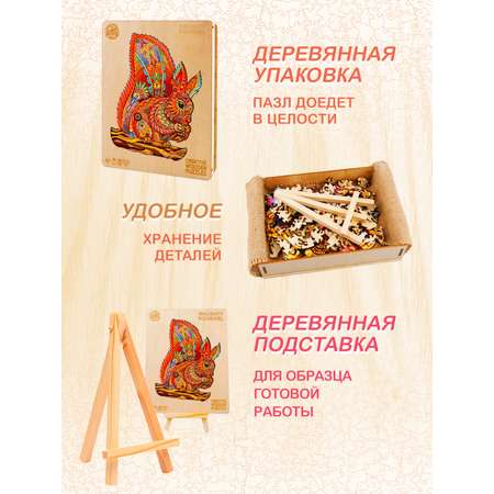 Пазл Белоснежка деревянный