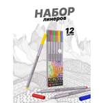 Ручка капиллярная DENKSY 12 шт.