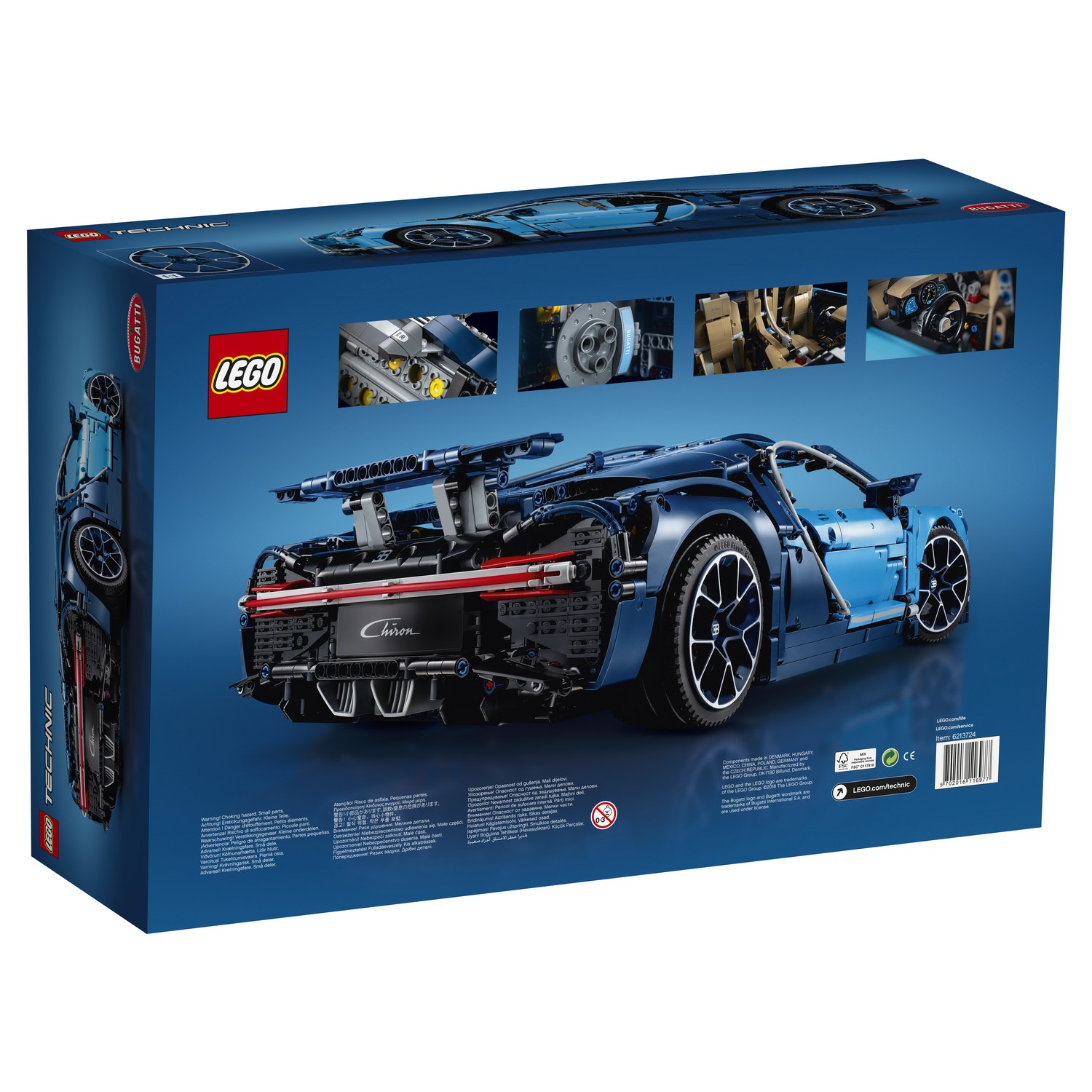Конструктор LEGO Technic Bugatti Chiron 3599 дет. - фото 3