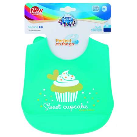 Нагрудник Canpol Babies пластик в ассортименте