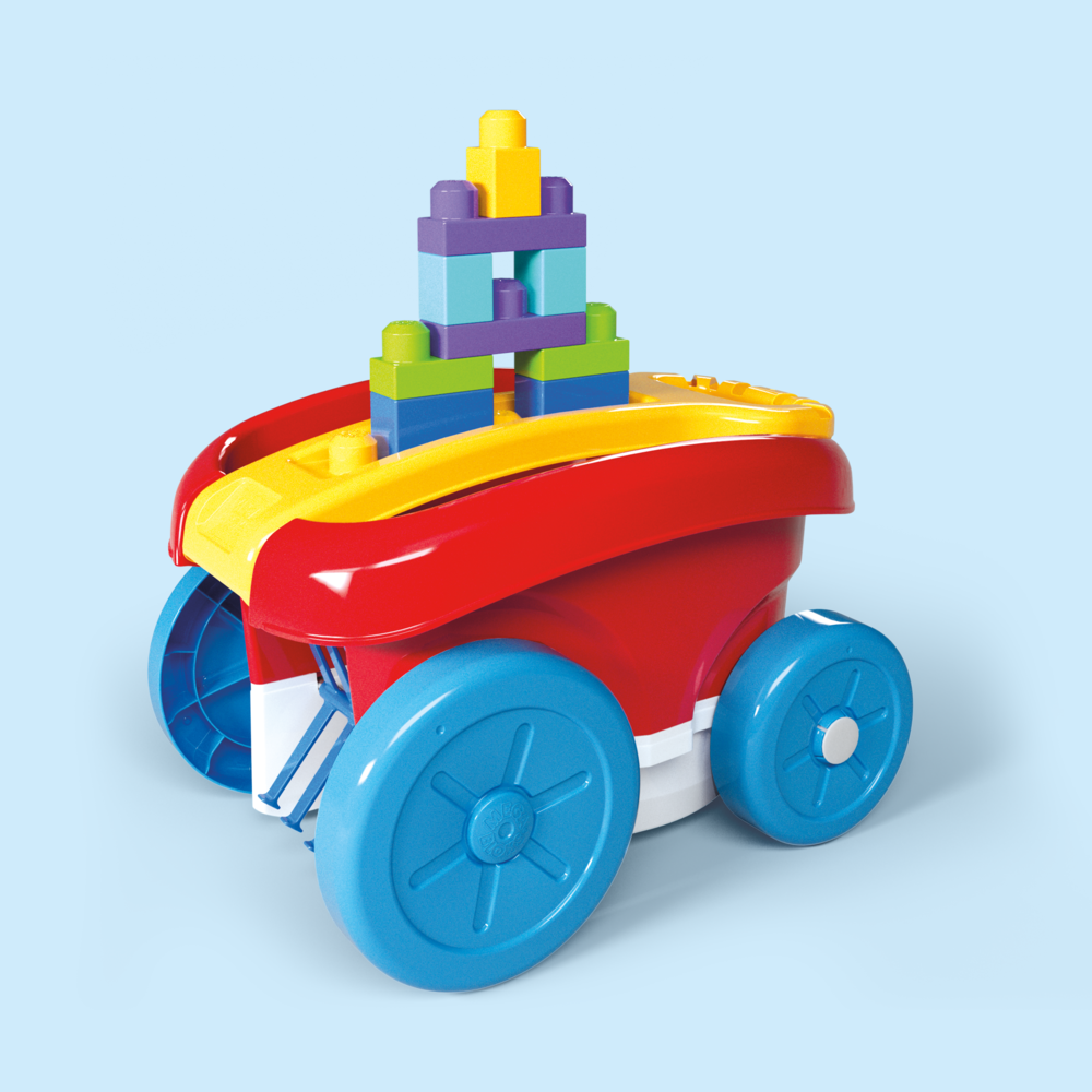 Конструктор Mega Bloks Block Scooping Wagon 20 дет. - фото 4