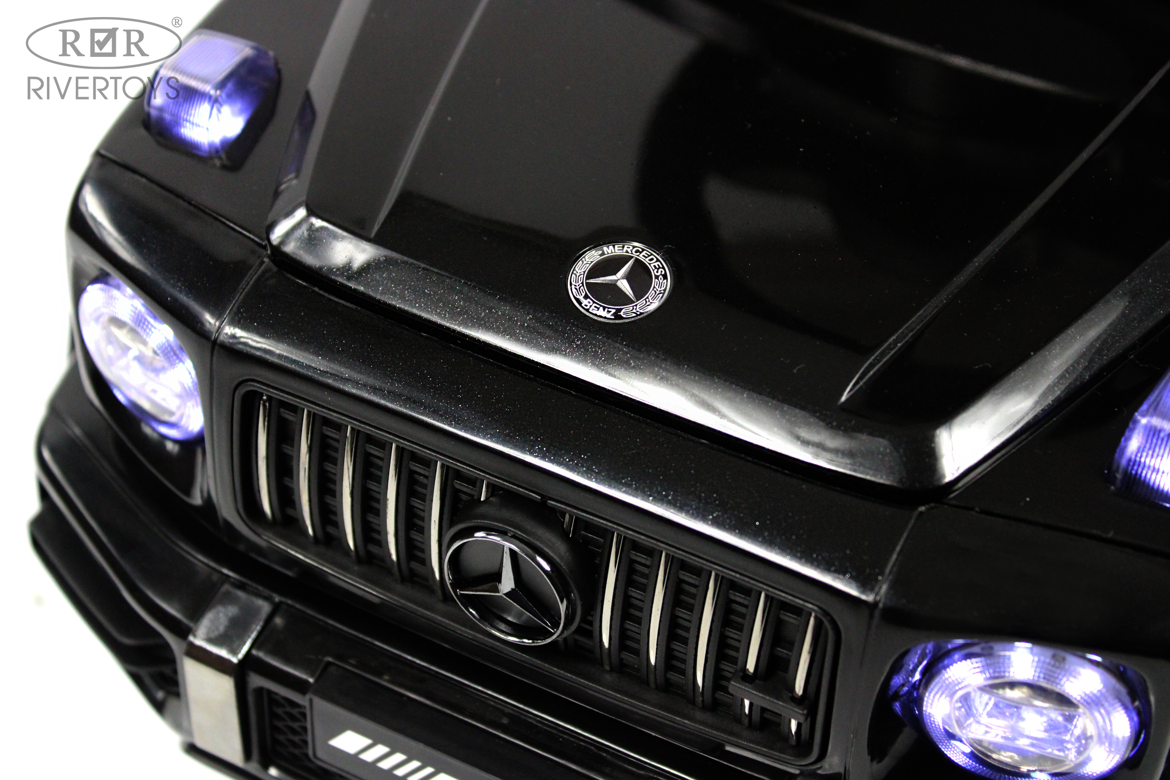 Каталка RIVERTOYS Mercedes-BenzG63 Black Diamond черный - фото 6