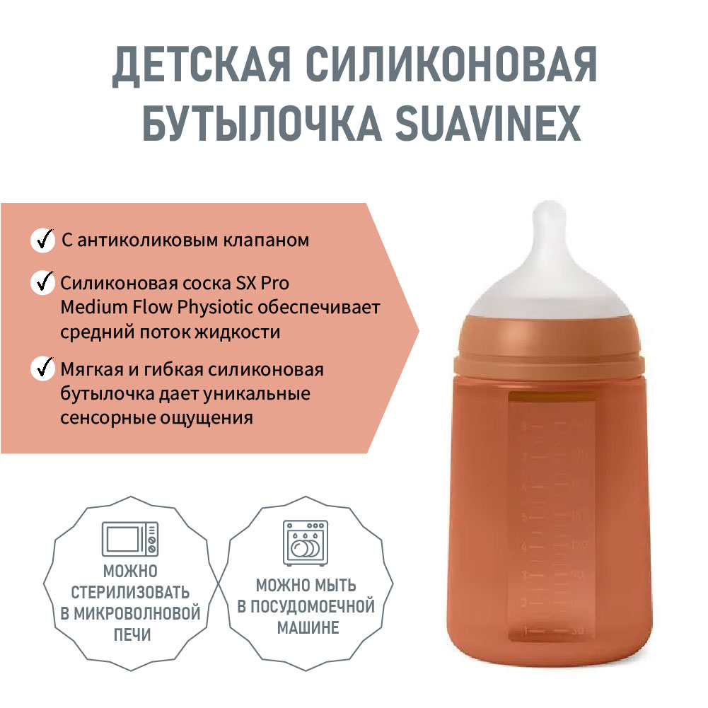 Бутылочка Suavinex 240 мл - фото 4