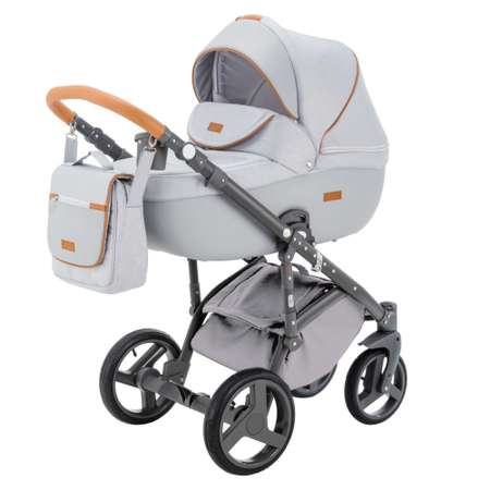 Коляска 3в1 BeBe-mobile серый