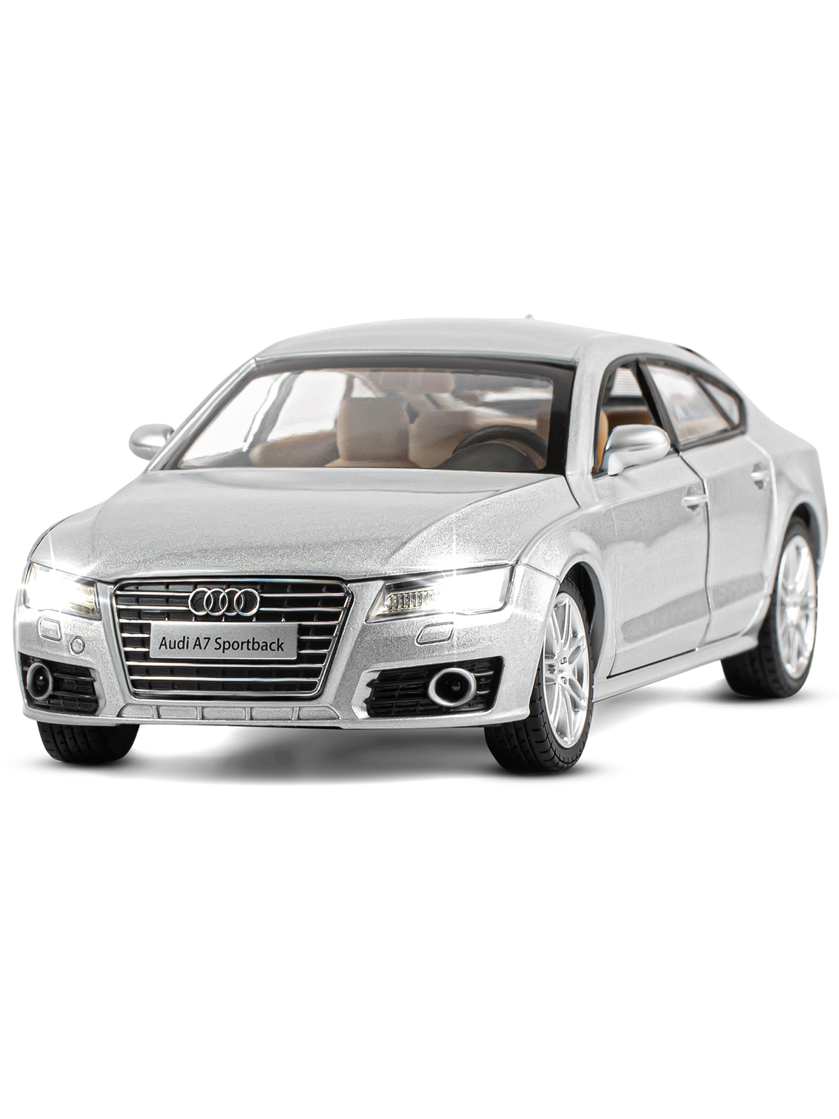Автомобиль АВТОпанорама Audi A7 1:24 JB1251020 - фото 11