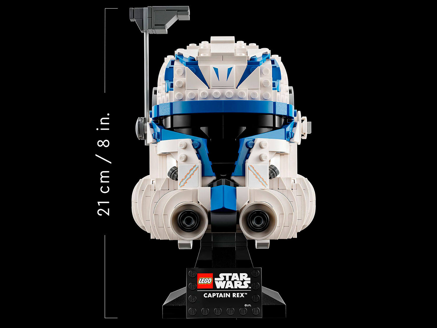 Конструктор LEGO Star Wars Шлем капитана Рекса блочный - фото 2