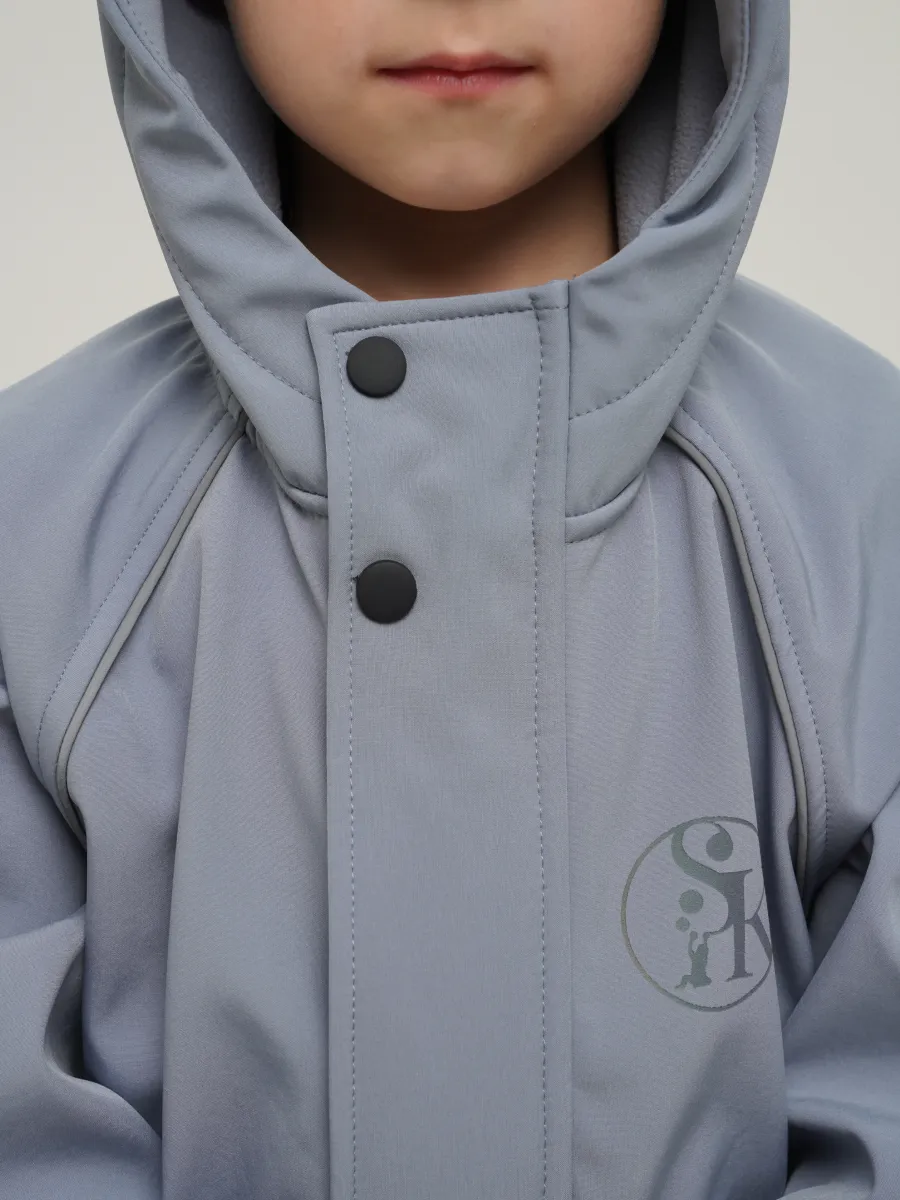 Комбинезон Супер Пупс Комб/сф/пл/серебряно-серый - фото 15