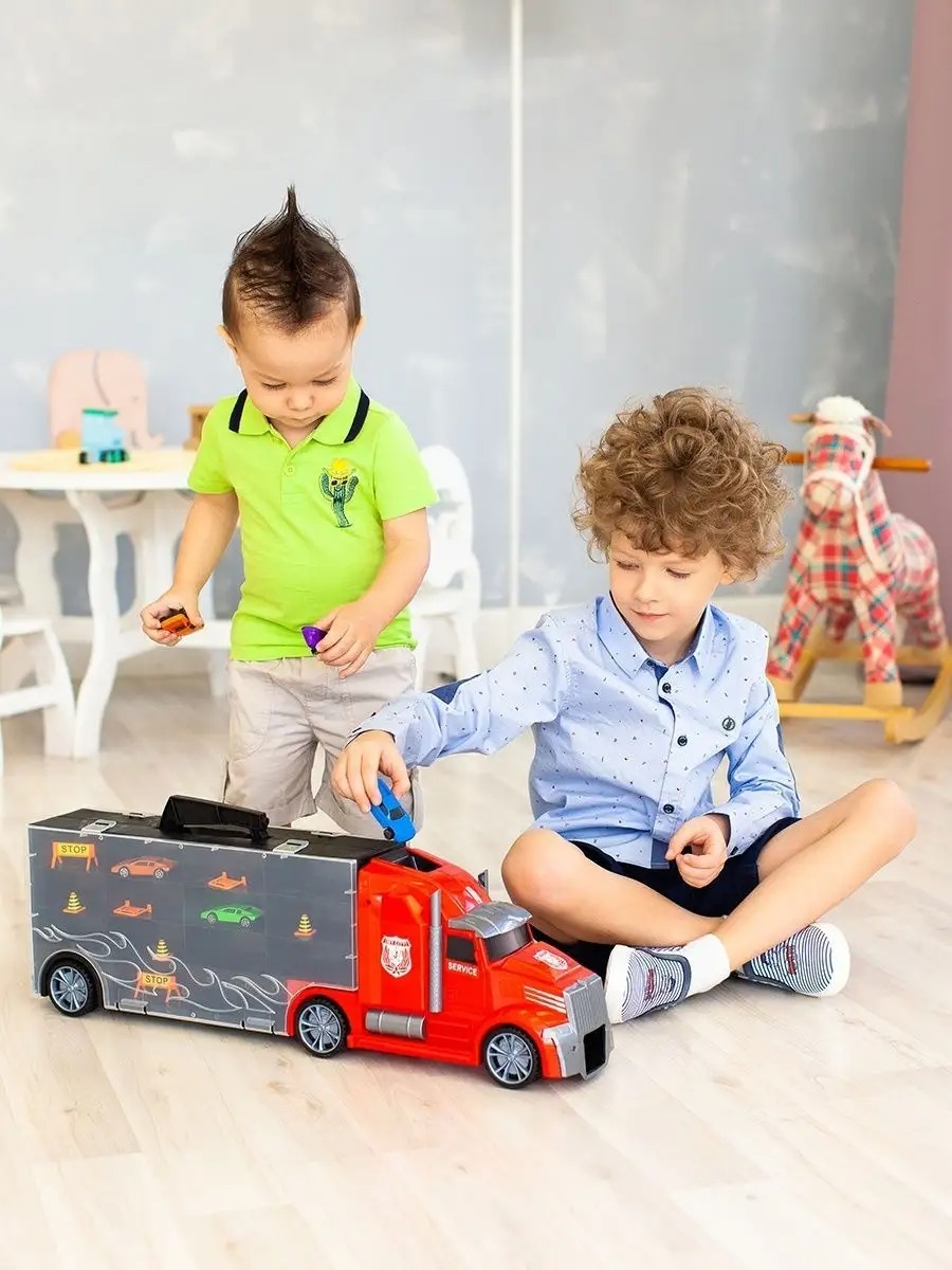 Автовоз Givito Мой город с тоннелем G205-003 - фото 3