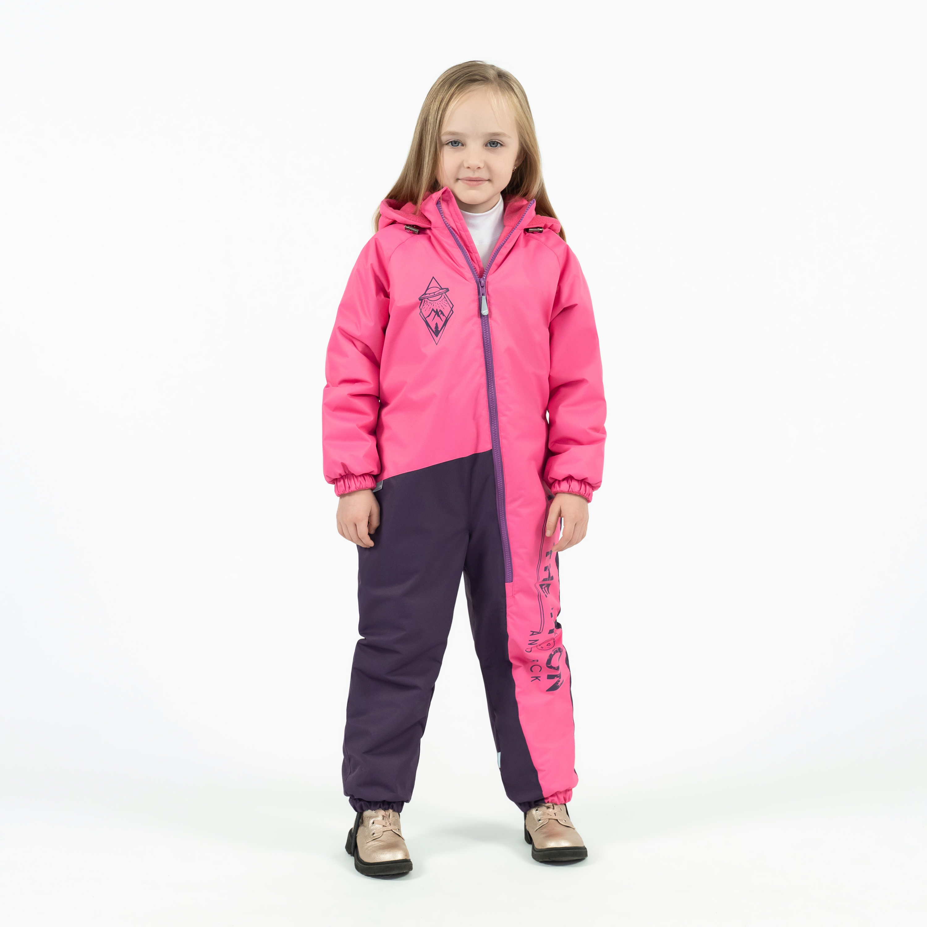 Комбинезон Arctic kids 30-038 фиолетовый - фото 1