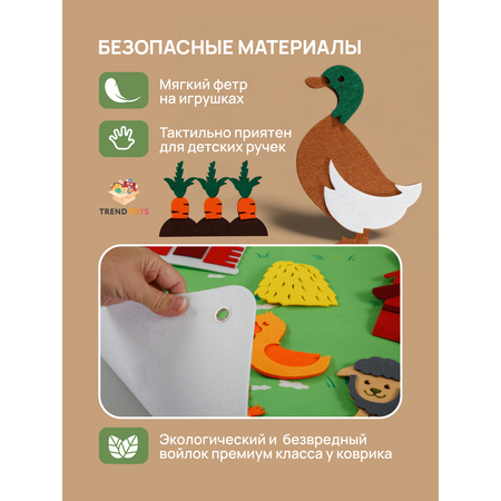 Игрушка TrendToys сортер развивающий коврик