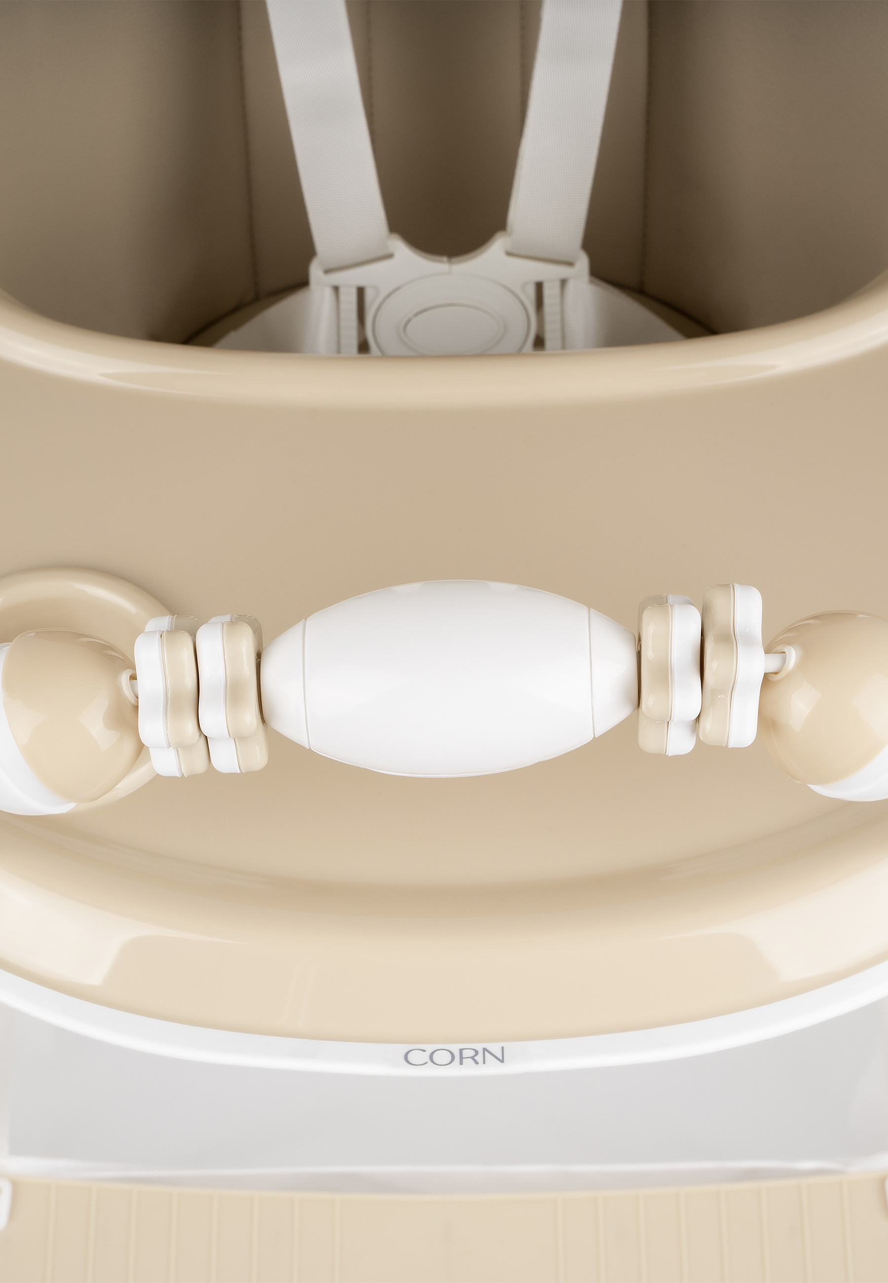 Стульчик для кормления Indigo Corn бежевый - фото 9