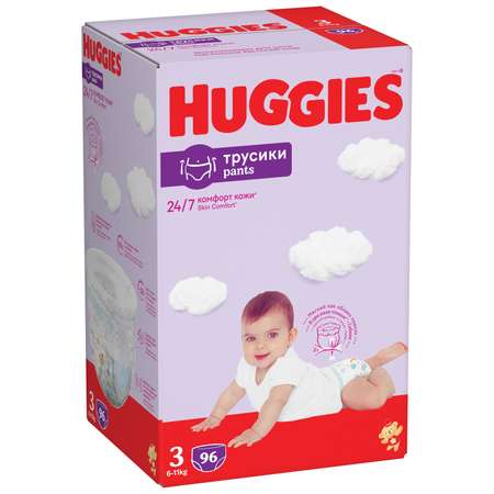 Трусики Huggies Ultra Comfort 3 (6-11 кг) 96 шт.