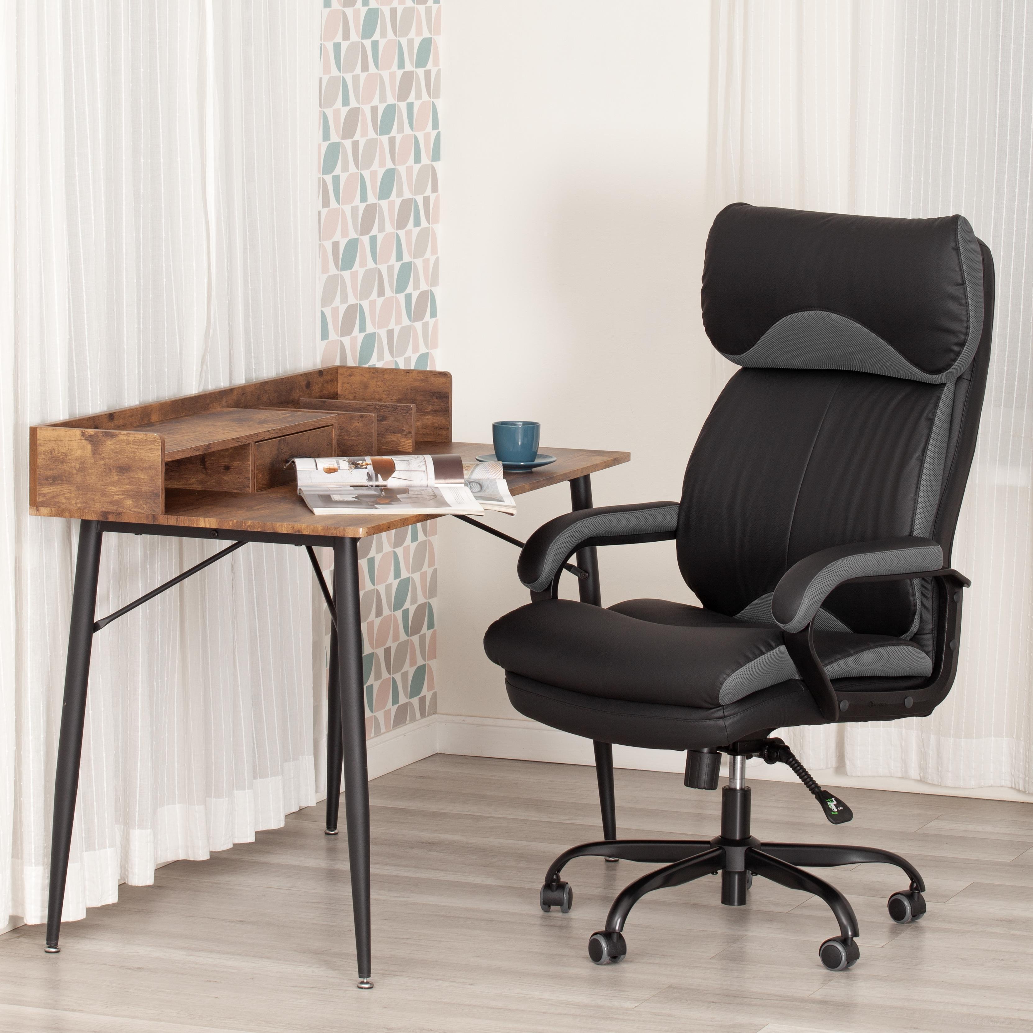 Компьютерное кресло TETCHAIR Дюк МеталБл черный серый - фото 2