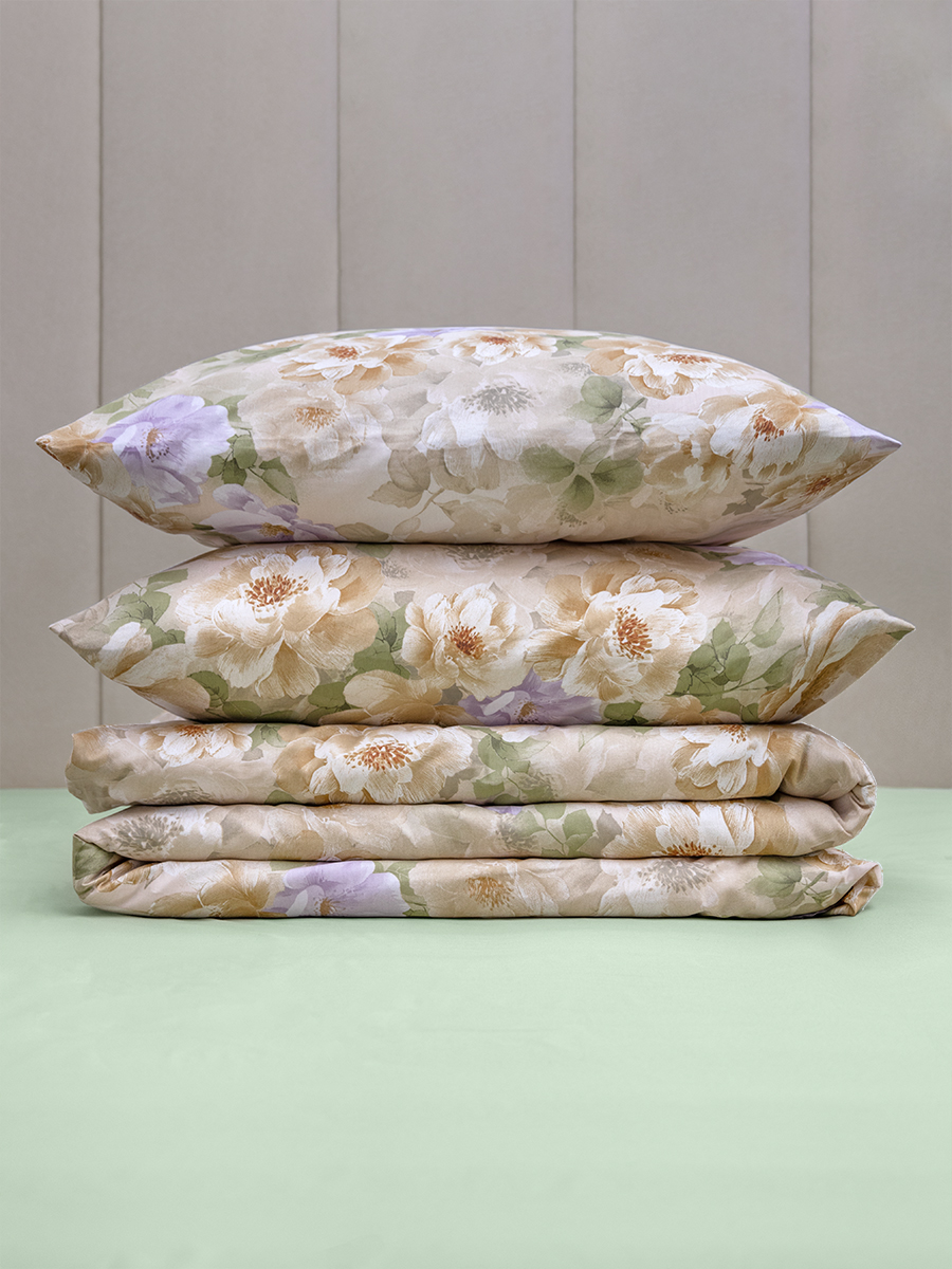 Комплект постельного белья для SNOFF Ассанта сатин евро 4 предм. - фото 12