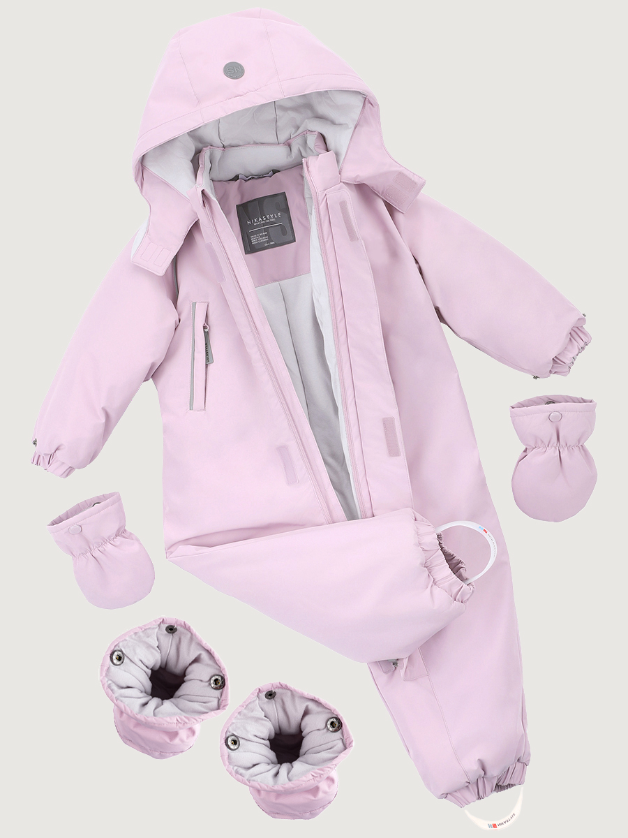 Комбинезон NIKASTYLE 8з0125 пудра - фото 5