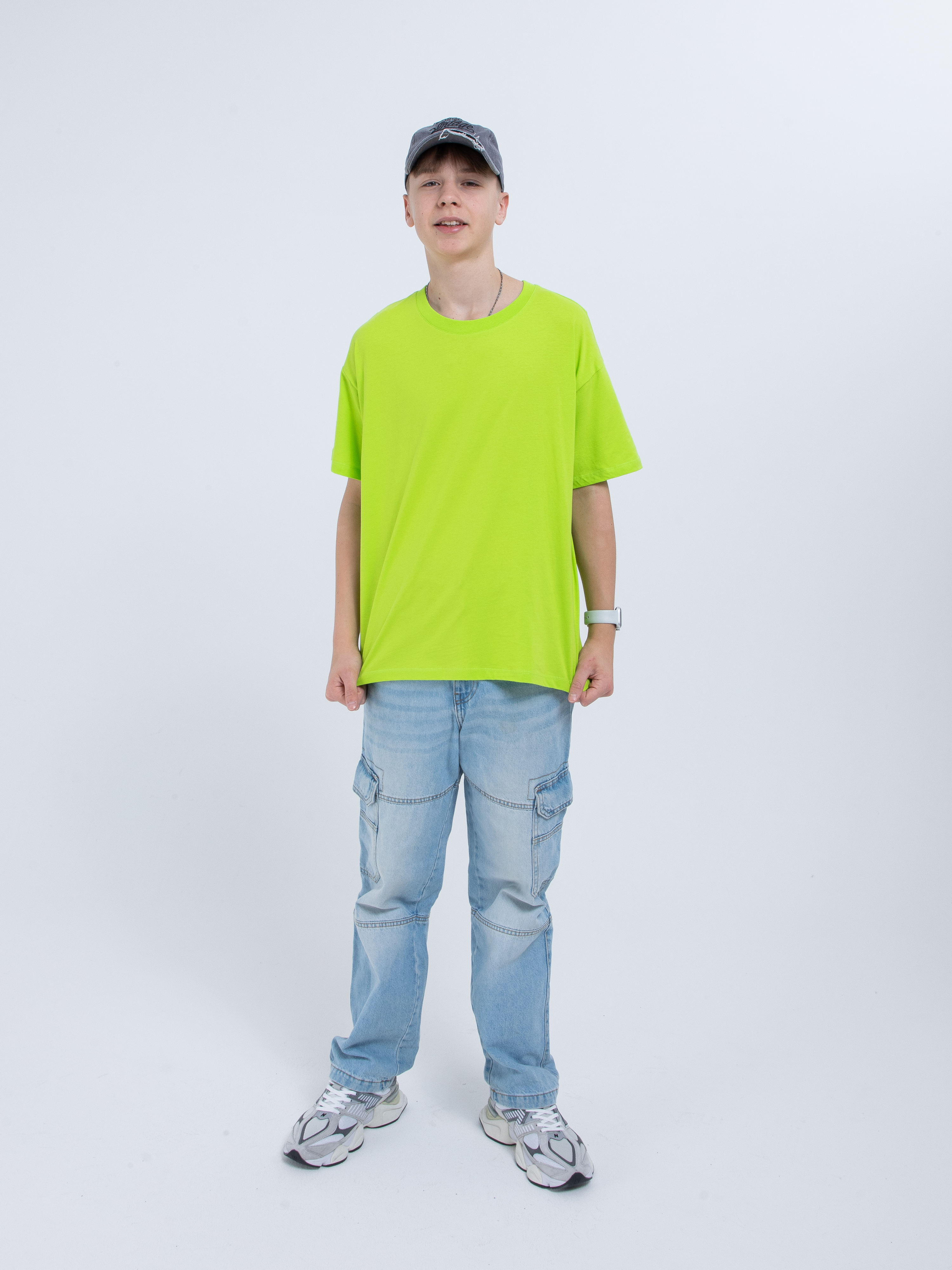 Футболка STELLA MODA 11601._салатовый - фото 7