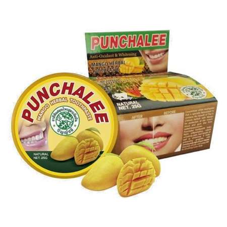 Зубная паста Punchalee без фтора фруктовый, травы