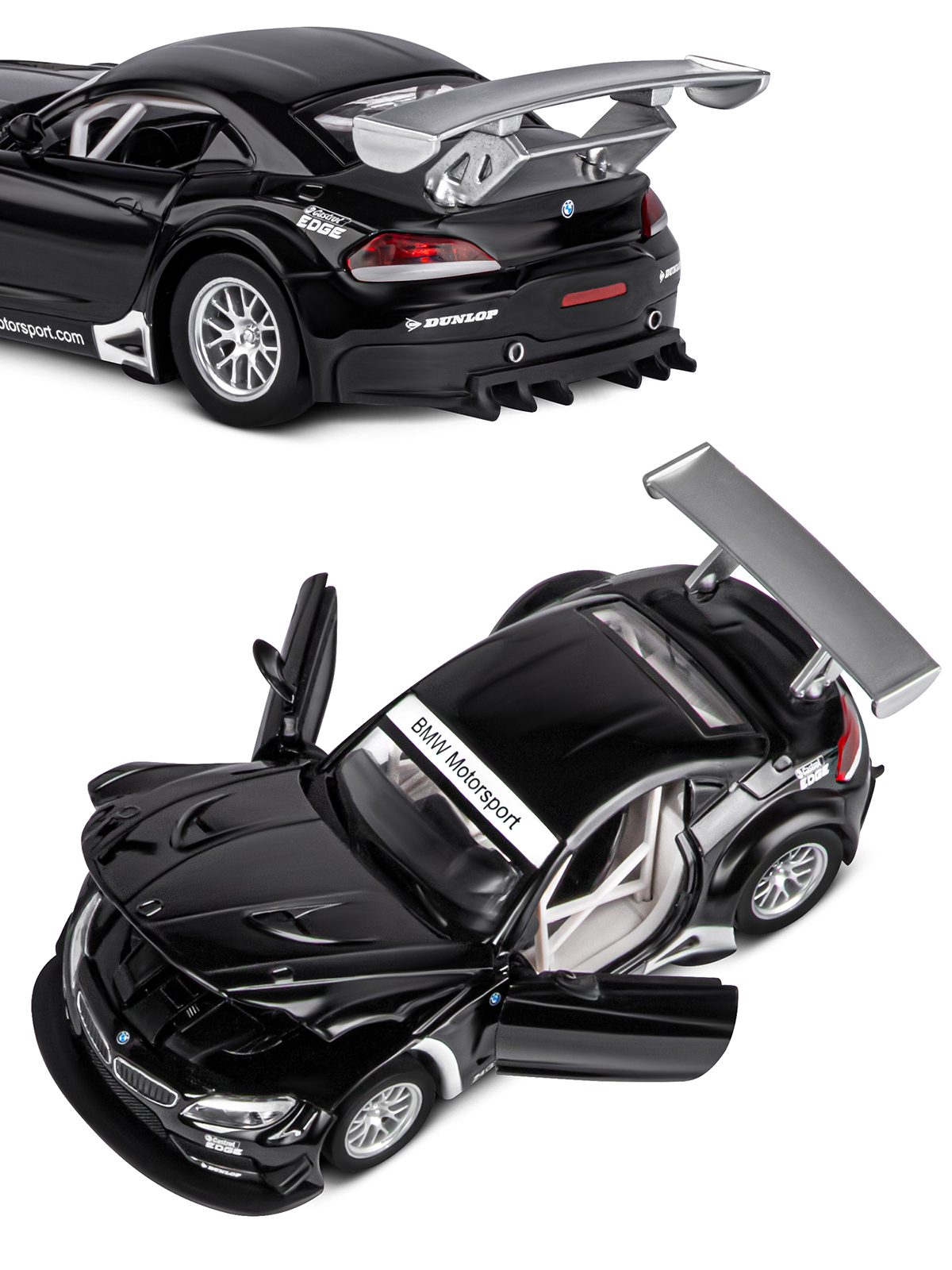 Автомобиль АВТОпанорама BMW Z4 GT3 1:32 JB1251396 - фото 10