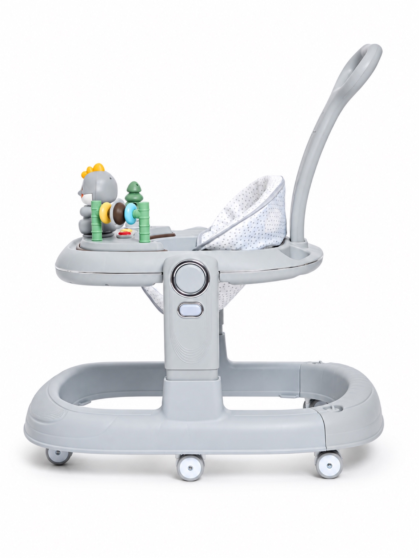 Ходунки BabyGo Lux серый - фото 10
