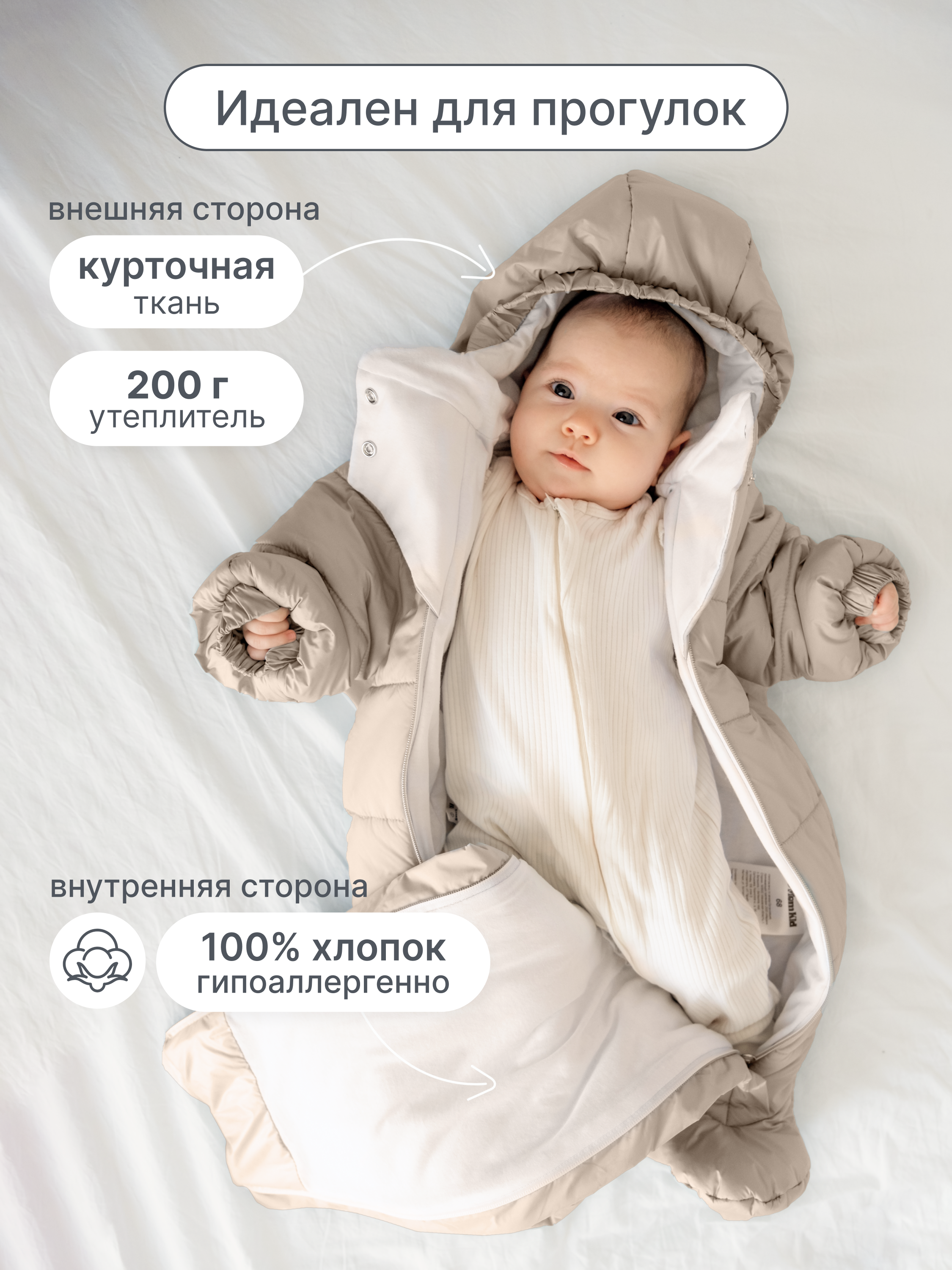 Комбинезон MomKid Tiny-LB - фото 3