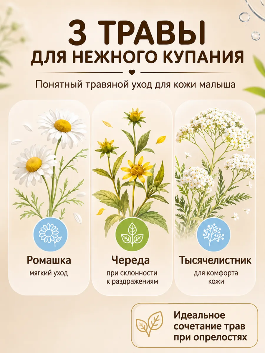 Экстракт для купания Наша Мама Целебные травы 500 мл 2 шт. - фото 6
