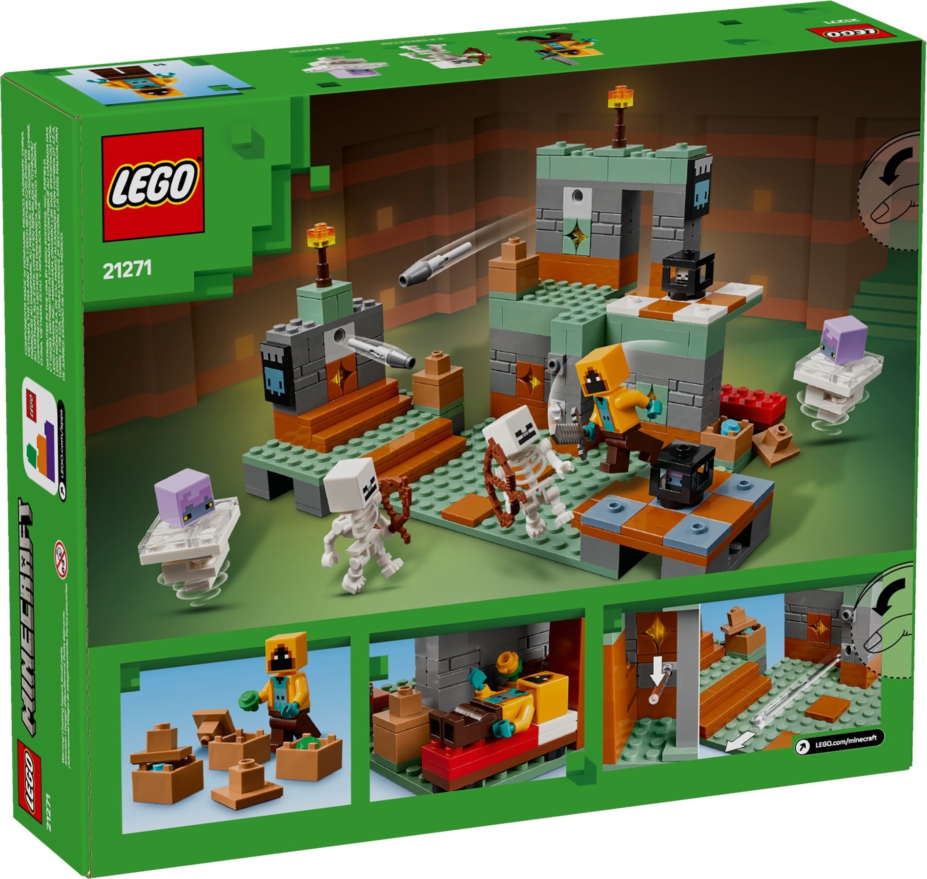 Конструктор LEGO Minecraft 21271 322 дет. - фото 2
