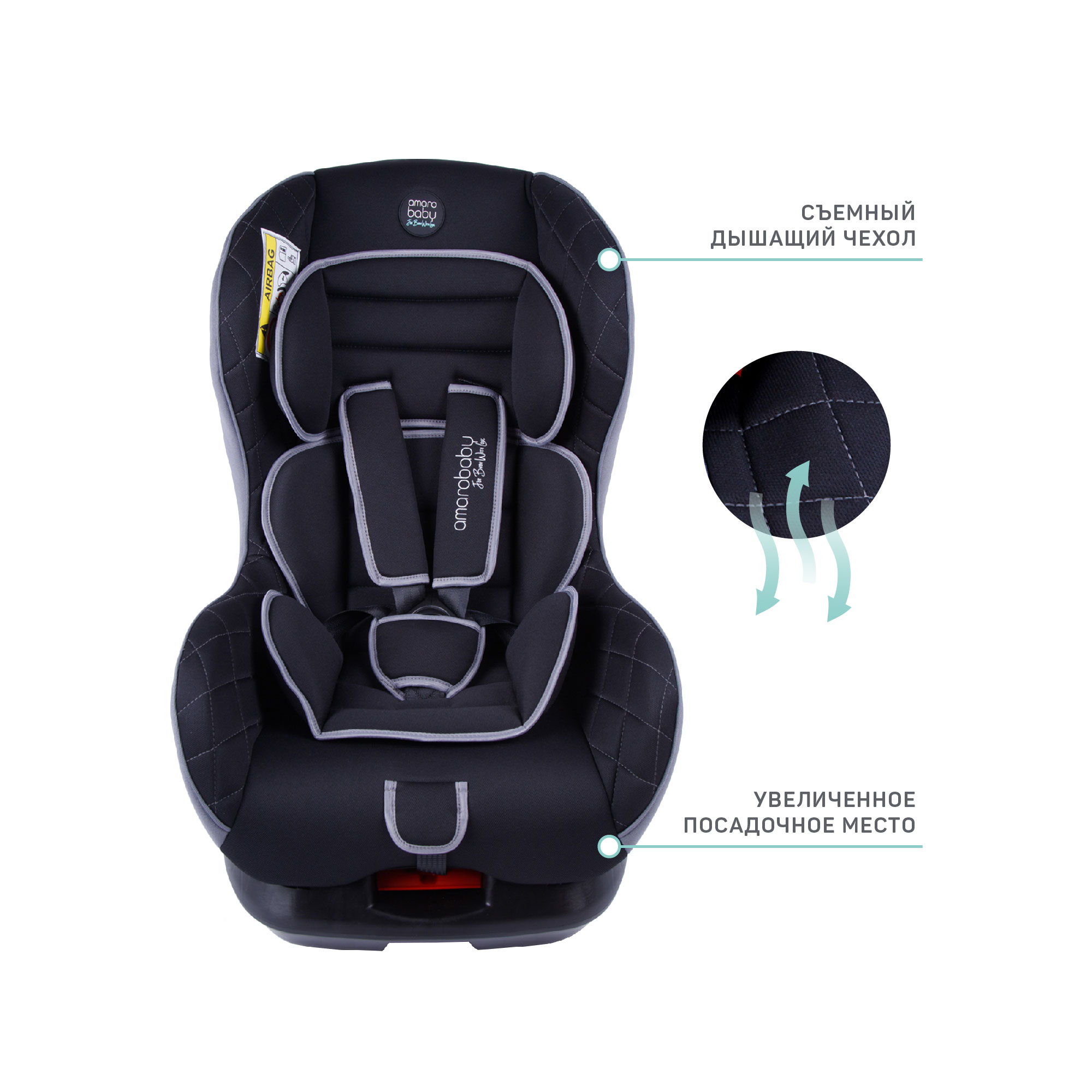 Автокресло Amarobaby Safety 0+/1 (0-18 кг) - фото 7