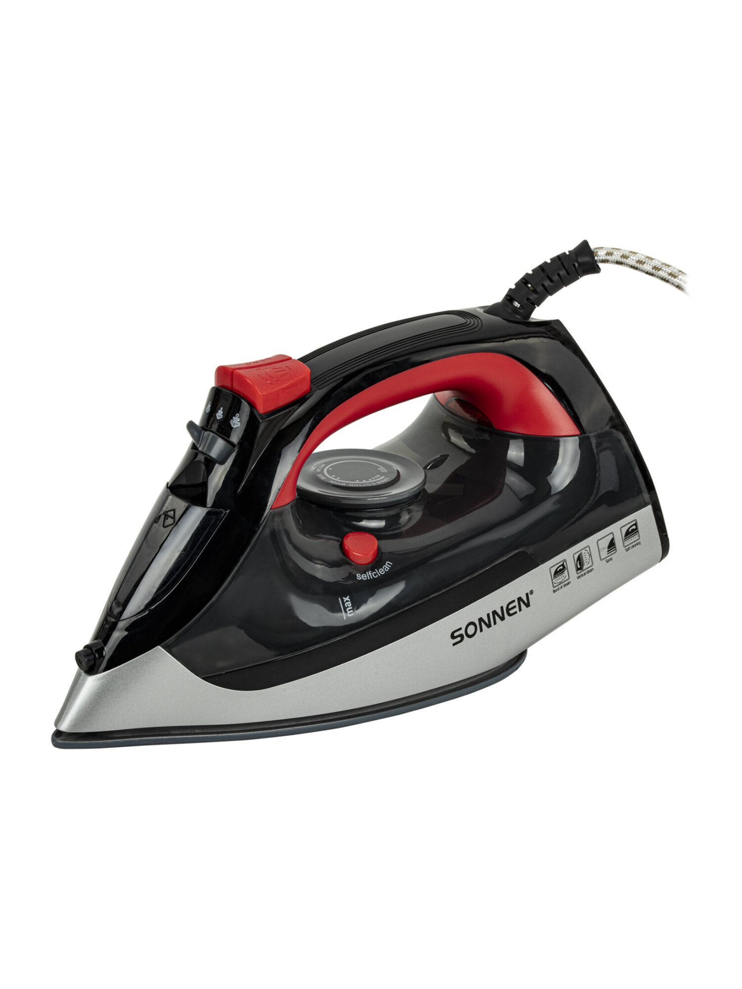 Утюг паровой Sonnen с антипригарным покрытием мощный отпариватель - фото 7