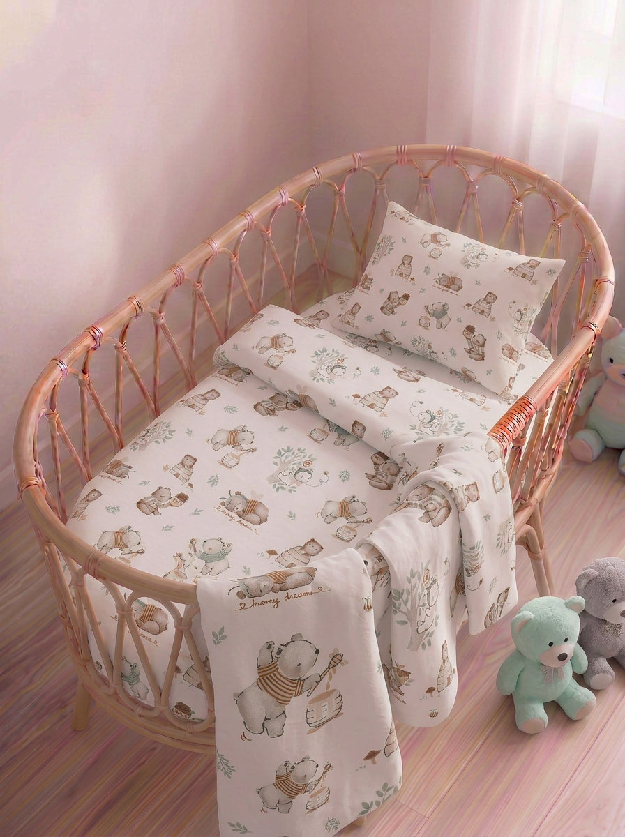 Комплект постельного белья Daisy Мишка с медом детский 3 предм. - фото 3