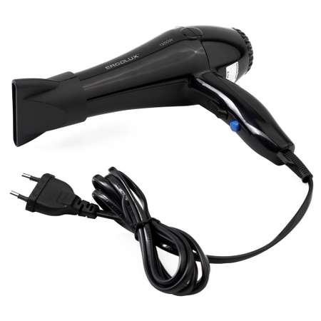 Ergolux ELX-HD08-C02 черный ПРОМО (фен 1200 Вт 220-240В)