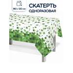 Скатерть одноразовая Riota Minecraft 120х180 см