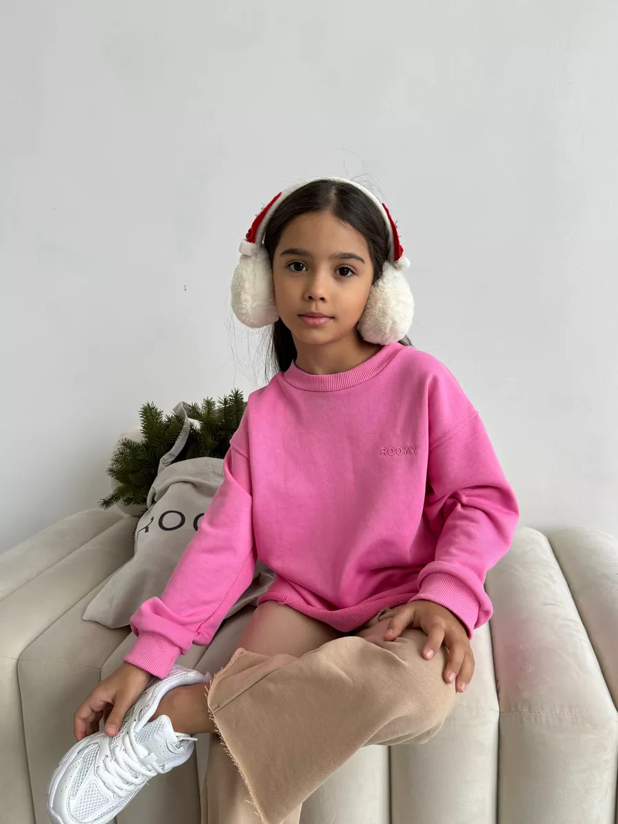 Свитшот ROOMY ESSENCE COMFYsw/pink - фото 2