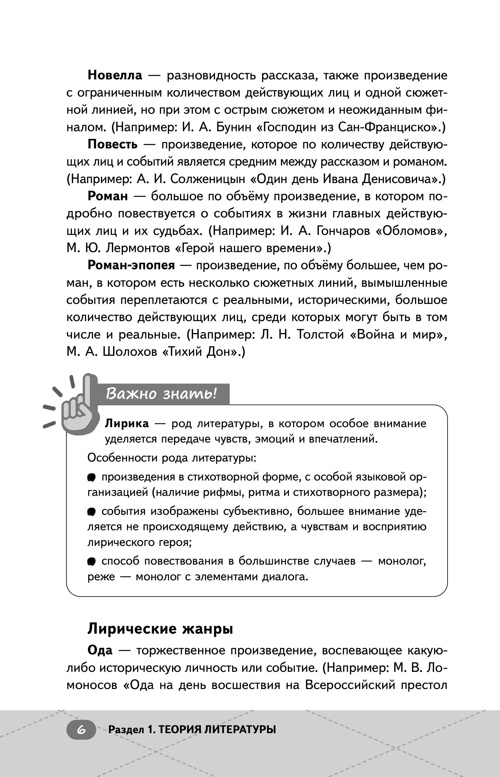 Книга Эксмо ЕГЭ. Литература - фото 5